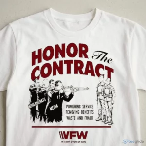 Official VFW Honor The Contract Veterans Of Foreign Wars Political Shirt 2 official vfw honor the contract veterans of foreign wars political shirt 3