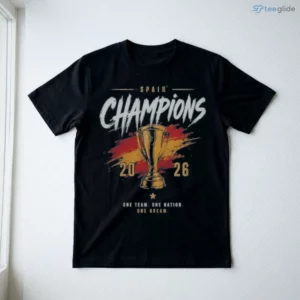 Official Vintage Spain Champions 2026 One Team One Nation One Dream World Cup 2026 Shirt 2 official vintage spain champions 2026 one team one nation one dream world cup 2026 shirt 3