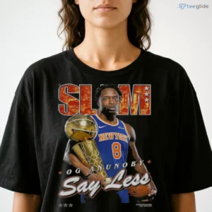 og anunoby new york knicks slam unisex 2026 nba finals champions cover t shirt 2
