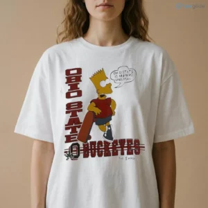 original bart the simpsons ohio state buckeyes cartoon shirt 2