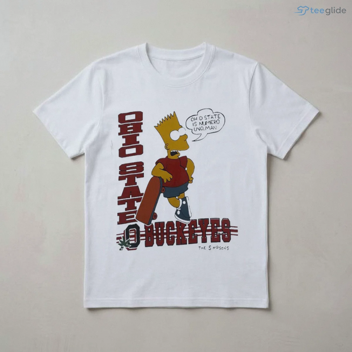 original bart the simpsons ohio state buckeyes cartoon shirt 3 original bart the simpsons ohio state buckeyes cartoon shirt 3