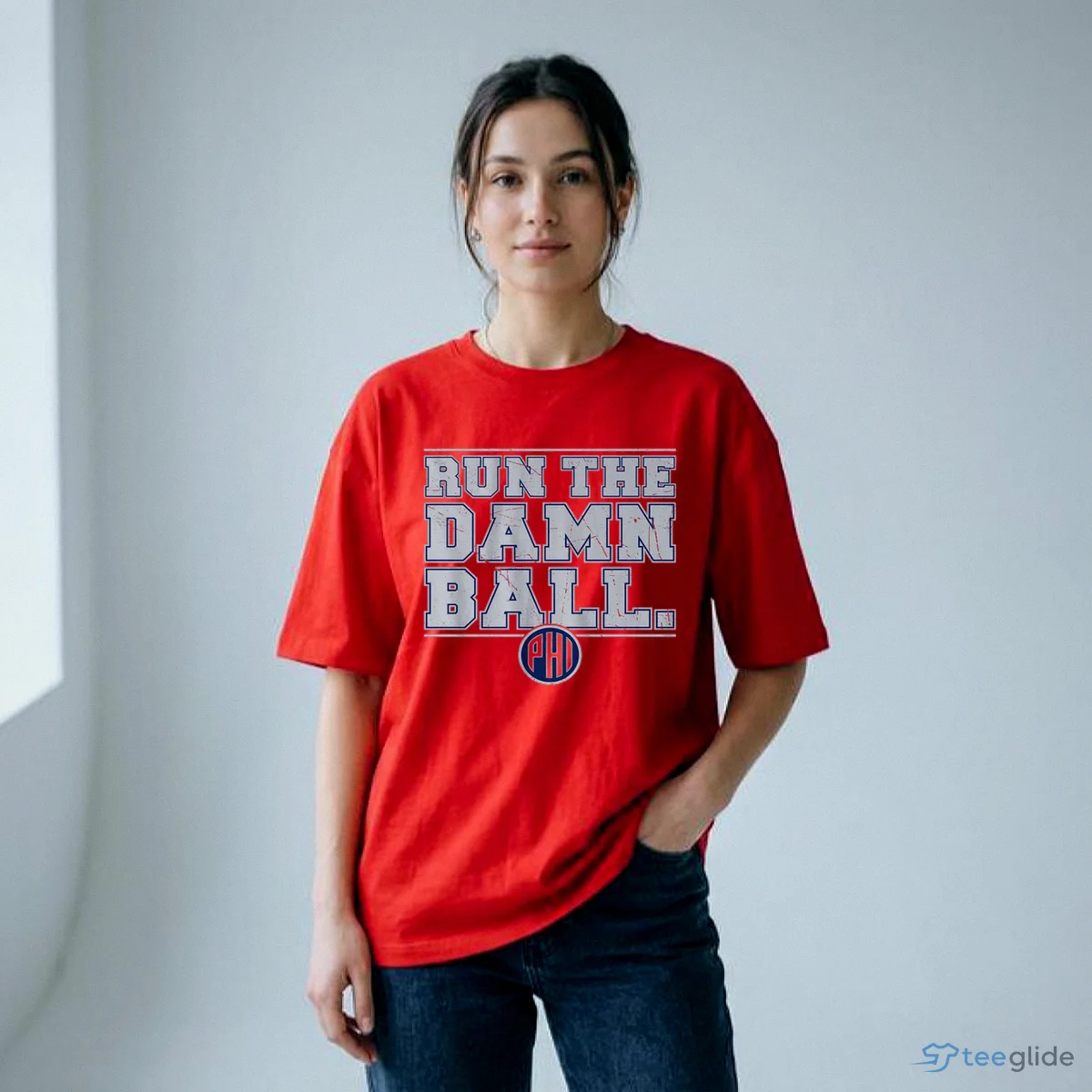Philadelphia Baseball Run The Damn Ball Shirt 8 Philadelphia Baseball Run The Damn Ball Shirt