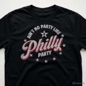 philadelphia basketball ain t no party like a philly party stars wht shirt 3