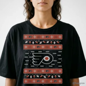 philadelphia flyers holiday lights sweater t shirt 2