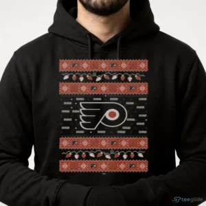 philadelphia flyers holiday lights sweater t shirt 4