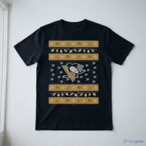 pittsburgh penguins holiday lights sweater t shirt 3