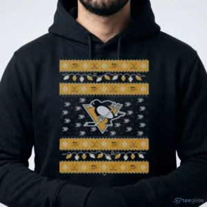 pittsburgh penguins holiday lights sweater t shirt 4