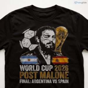 Post Malone World Cup 2026 Final Match Two Sided Shirt 2 post malone world cup 2026 final match two sided shirt 3