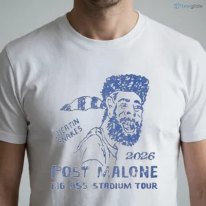 post malone x cheatin snakes 2026 big ass stadium tour merch t shirt 1