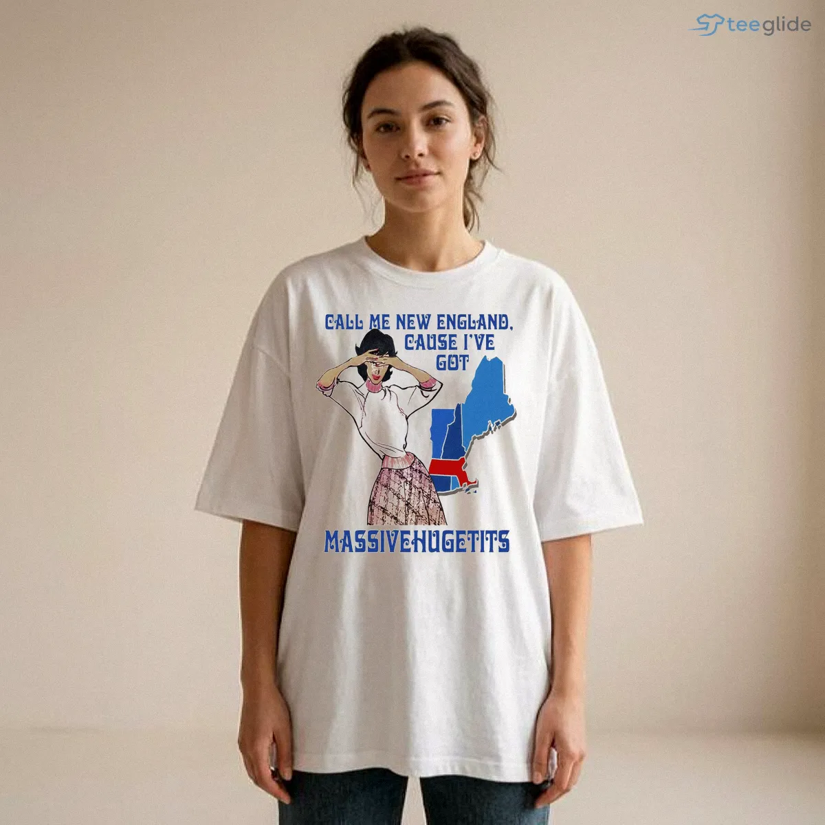Premium Call Me New England, Cause I Got MassiveHugeTits Shirt 8 Premium Call Me New England, Cause I Got MassiveHugeTits Shirt