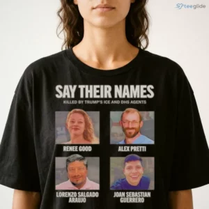 remember their names renee good alex pretti lorenzo salgado araujo joan t shirt 2