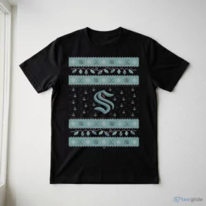 Seattle Kraken Holiday Lights Sweater T-Shirt 2 seattle kraken holiday lights sweater t shirt 3