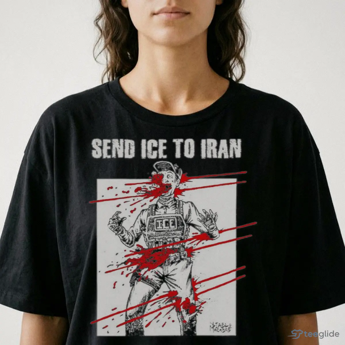 Send ICE To Iran Anti ICE Agent Graphic Vintage Shirt 8 Shop Send ICE To Iran Anti ICE Agent Graphic Vintage Shirt Online