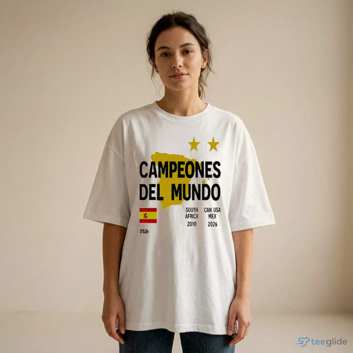 Spain Campeones Del Mundo 2010 South Africa And 2026 World Cup Flag Shirt 8 Spain Campeones Del Mundo 2010 South Africa And 2026 World Cup Flag Shirt