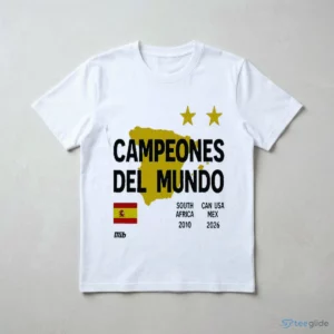 Spain Campeones Del Mundo 2010 South Africa And 2026 World Cup Flag Shirt 2 spain campeones del mundo 2010 south africa and 2026 world cup flag shirt 3