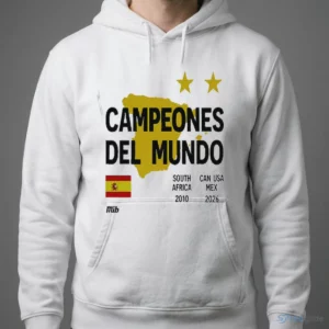 Spain Campeones Del Mundo 2010 South Africa And 2026 World Cup Flag Shirt 3 spain campeones del mundo 2010 south africa and 2026 world cup flag shirt 4