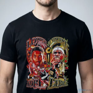 straight outta high school kobe bryant lebron james vintage bootleg t shirt 1