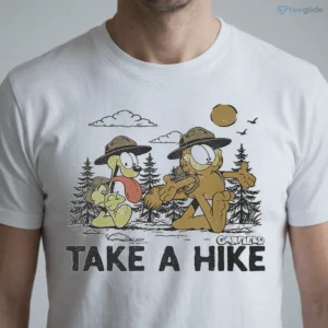 take a hike garfield t shirt 1