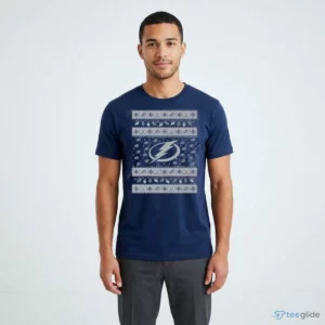 tampa bay lightning holiday lights sweater t shirt 1