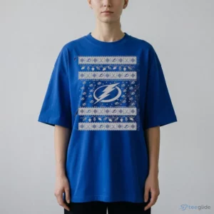 tampa bay lightning holiday lights sweater t shirt 2