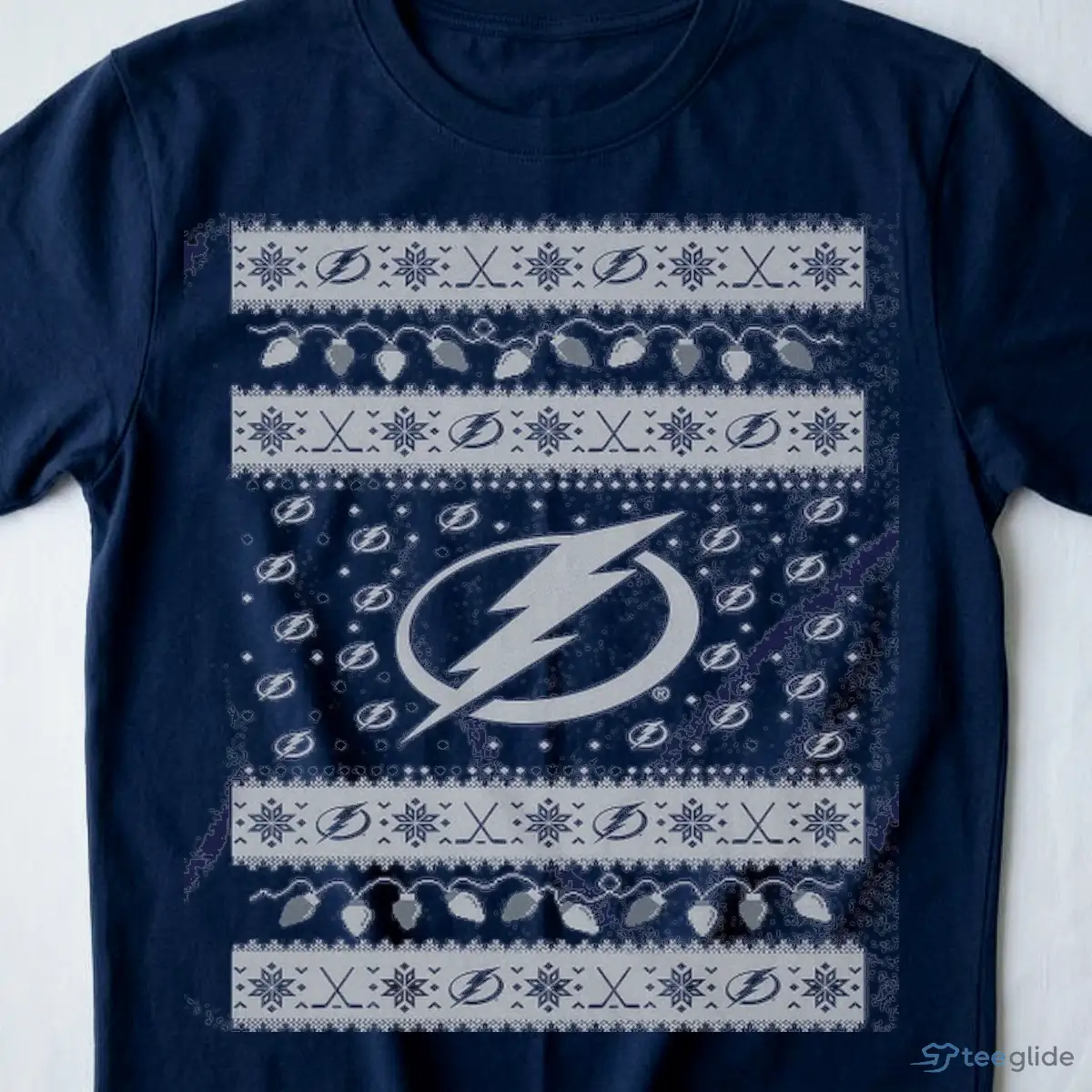 tampa bay lightning holiday lights sweater t shirt 3 tampa bay lightning holiday lights sweater t shirt 3