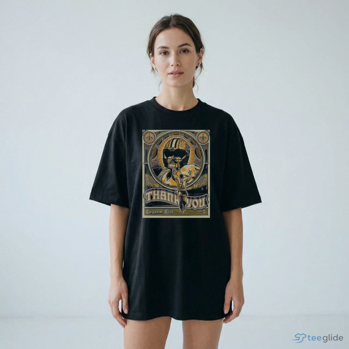 Thank You Taysom Hill No 7 Saints Football Tribute Shirt 8 Thank You Taysom Hill No 7 Saints Football Tribute Shirt - Official Photo