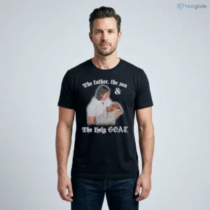 the father the son and the holy goat t shirt 1