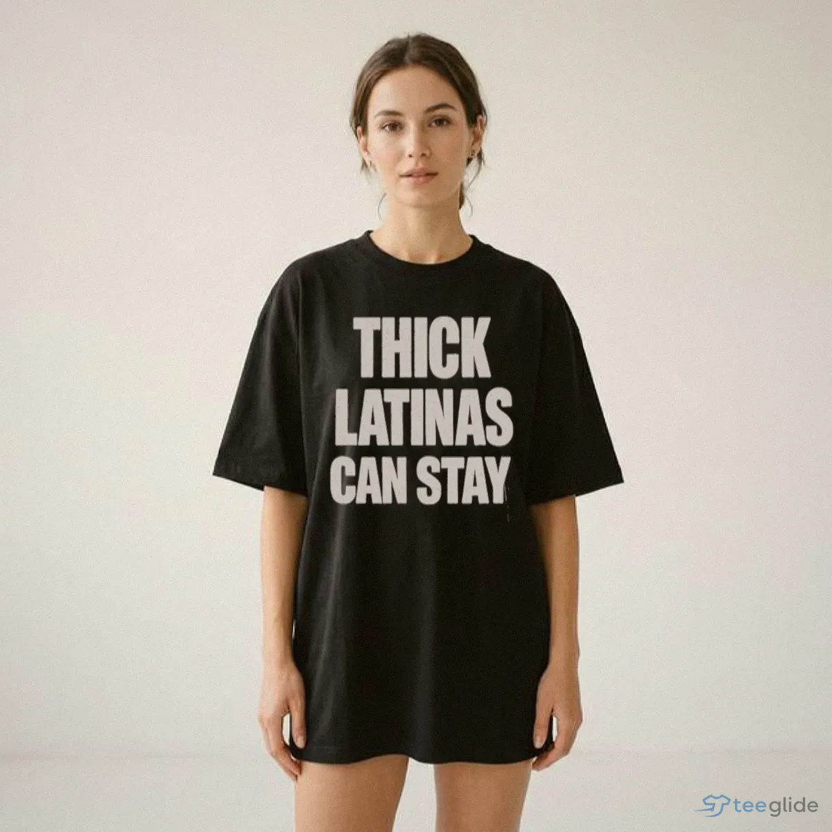 Thick Latinas Can Stay Funny Trendy Graphic T Shirt 8 Thick Latinas Can Stay Funny Trendy Graphic T Shirt - Available at teeglide