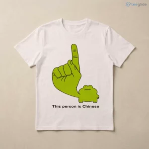 This Person Is Chinese Green Frog Big Finger Pointing Up Shirt 2 this person is chinese green frog big finger pointing up shirt 3