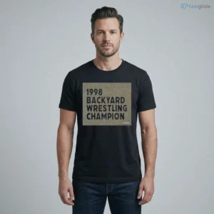 twf 1998 backyard wrestling champion t shirt 1