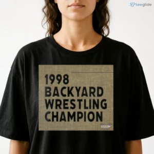 twf 1998 backyard wrestling champion t shirt 2