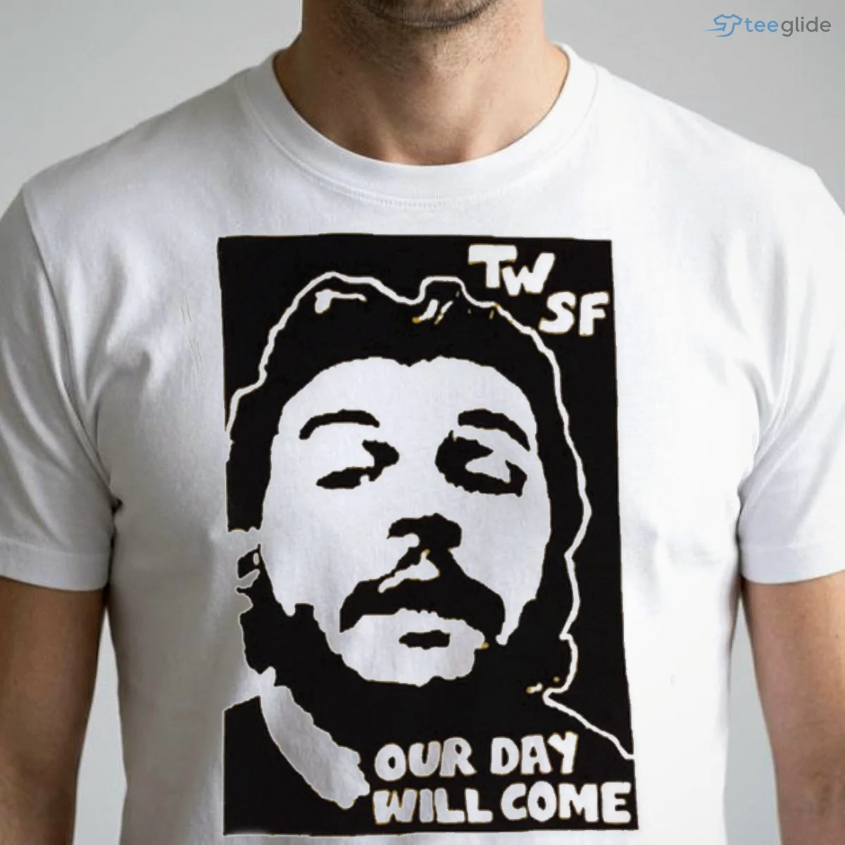 twsf our day will come che guevara style portrait graphic yellow t shirt 1 twsf our day will come che guevara style portrait graphic yellow t shirt 1