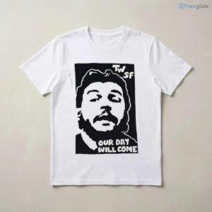 TWSF Our Day Will Come Che Guevara Style Portrait Graphic Yellow T Shirt 2 twsf our day will come che guevara style portrait graphic yellow t shirt 3