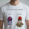 Types Of Explosive Diarrhea Taco Bell Vs Police Officer Meme Funny T Shirt 5 types of explosive diarrhea taco bell vs police officer meme funny t shirt 1