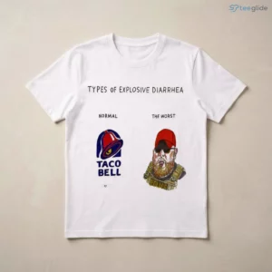 Types Of Explosive Diarrhea Taco Bell Vs Police Officer Meme Funny T Shirt 2 types of explosive diarrhea taco bell vs police officer meme funny t shirt 3