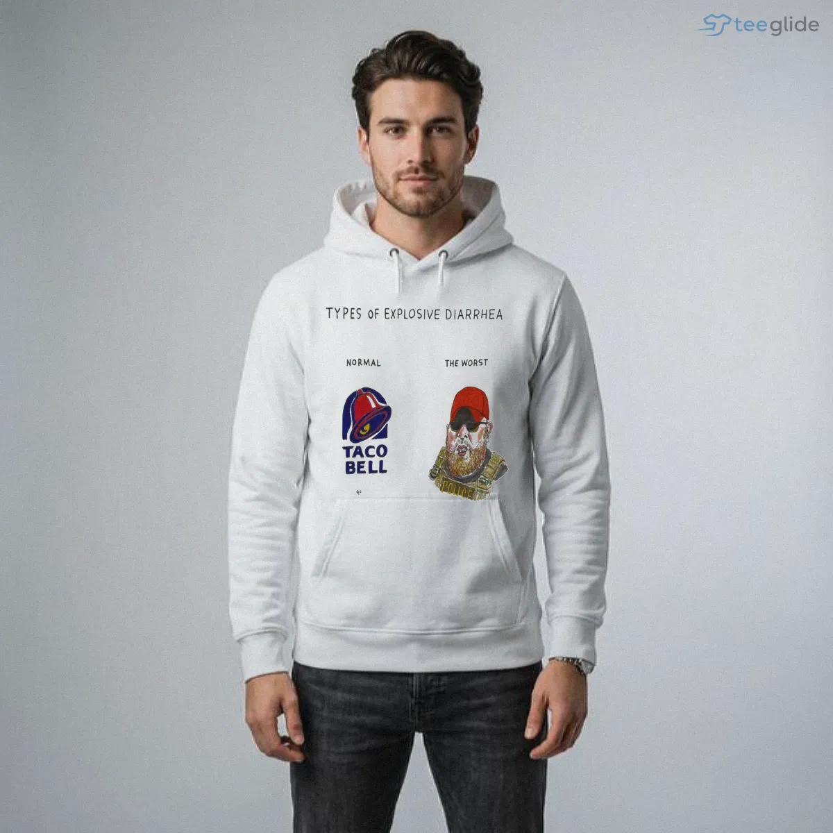 types of explosive diarrhea taco bell vs police officer meme funny t shirt 4 types of explosive diarrhea taco bell vs police officer meme funny t shirt 4