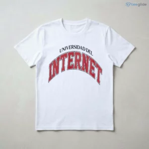 Universidad Del Internet Vintage Collegiate Style Red Arch Letters Parody Shirt 2 universidad del internet vintage collegiate style red arch letters parody shirt 3