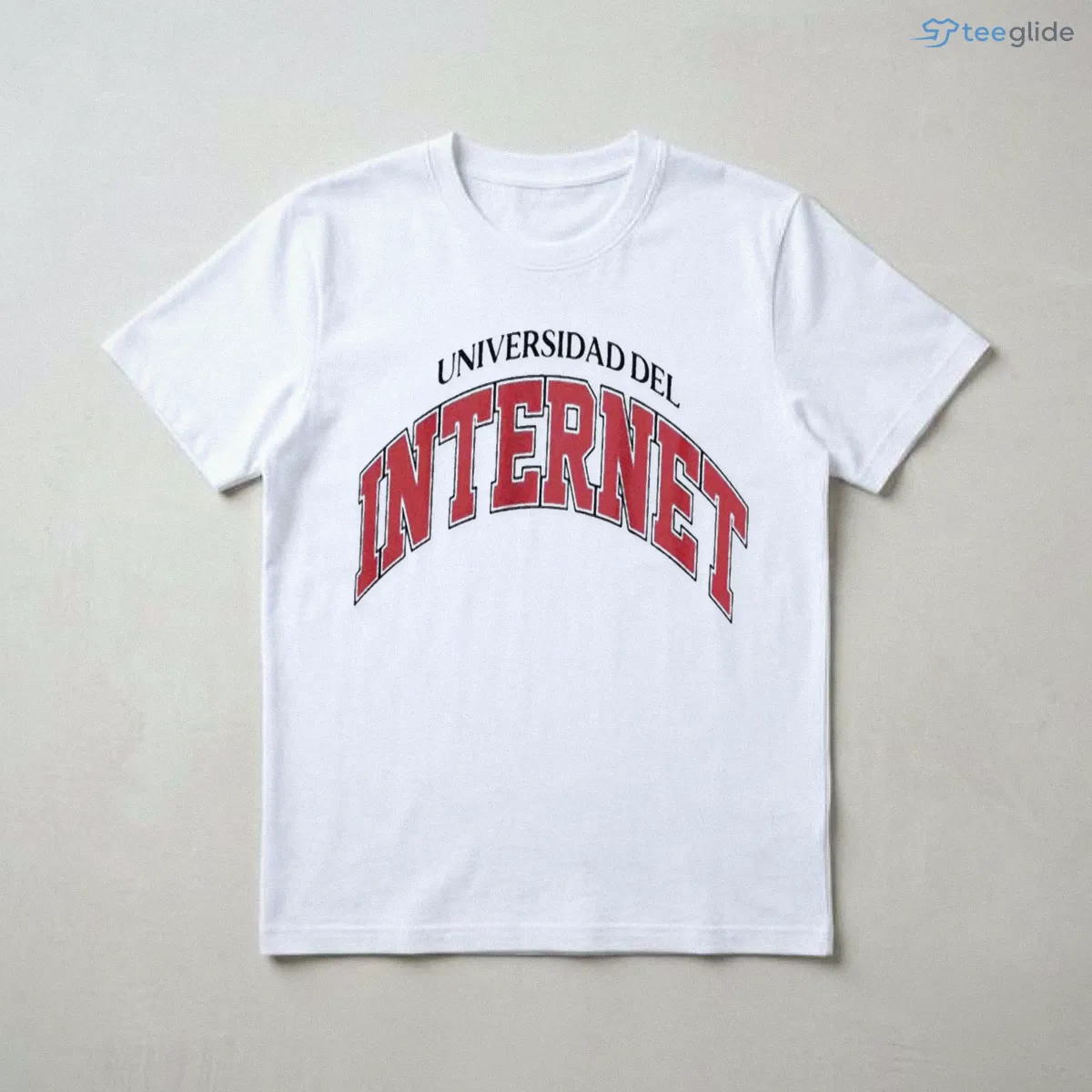 universidad del internet vintage collegiate style red arch letters parody shirt 3 universidad del internet vintage collegiate style red arch letters parody shirt 3