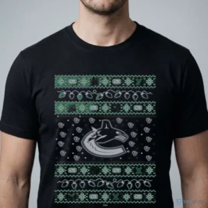 vancouver canucks holiday lights sweater t shirt 1
