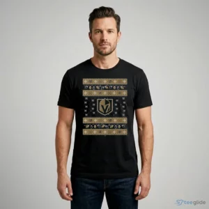 vegas golden knights holiday lights sweater t shirt 1