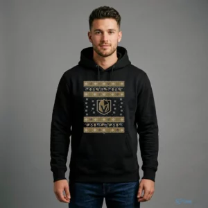 Vegas Golden Knights Holiday Lights Sweater T-Shirt 3 vegas golden knights holiday lights sweater t shirt 4