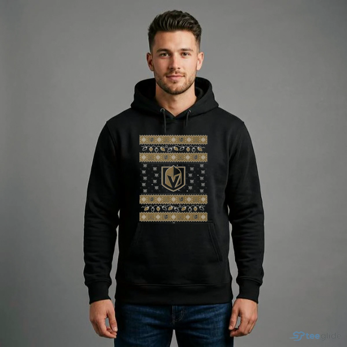vegas golden knights holiday lights sweater t shirt 4 vegas golden knights holiday lights sweater t shirt 4