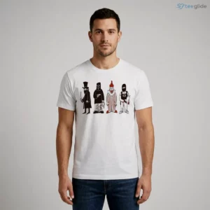 vintage criminals villains and ice officer cartoon shirt 1