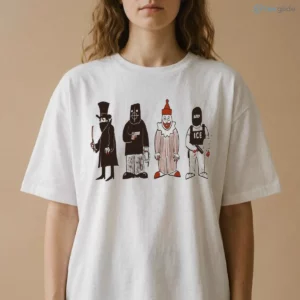 vintage criminals villains and ice officer cartoon shirt 2