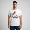 vintage perra brava japanese chin dog illustration retro white t shirt 1