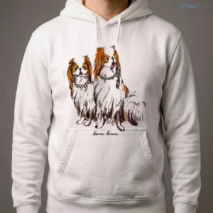 Vintage Perra Brava Japanese Chin Dog Illustration Retro White T Shirt 3 vintage perra brava japanese chin dog illustration retro white t shirt 4