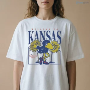 Vintage Welcome To Kansas Sunflower Vintage T-Shirt 1 vintage welcome to kansas sunflower vintage t shirt 2