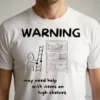 warning may need help with items on high shelves funny short people shirt 1