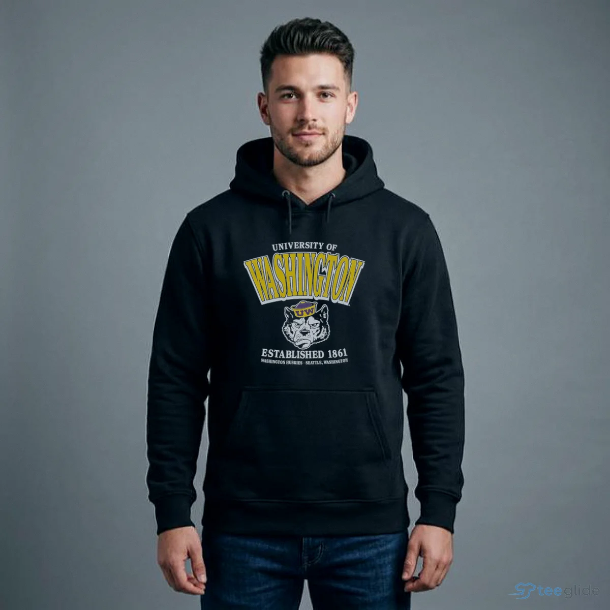 washington huskies black checkdown franklin t shirt 4 washington huskies black checkdown franklin t shirt 4