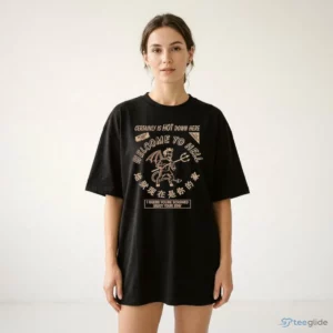 Welcome To Hell Certainly Is Hot Down Here Vintage Devil T-Shirt 1 welcome to hell certainly is hot down here vintage devil t shirt 2